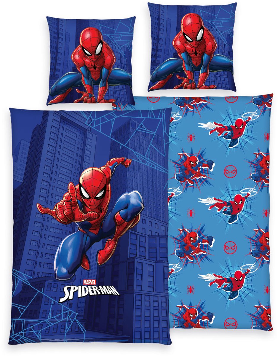 Dekbedovertrek Spiderman 135x200 cm incl 1 sloop 80x80 cm