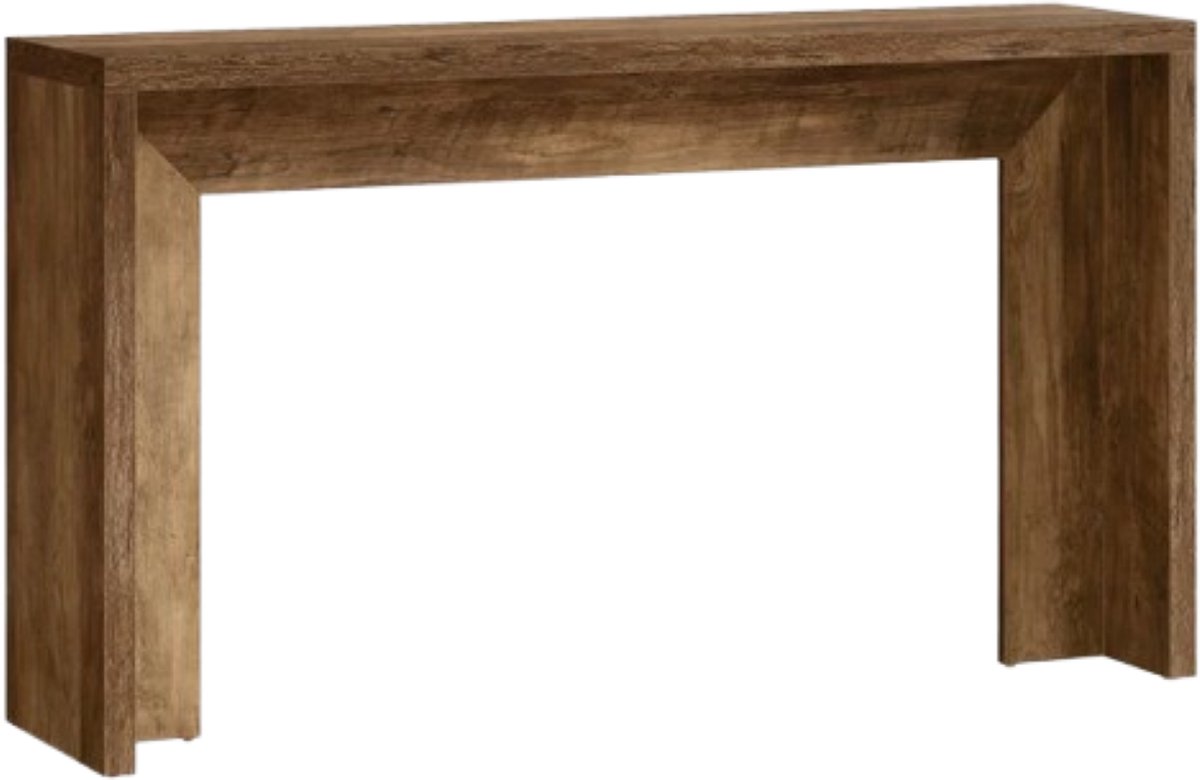 DMG Supply Consoletafel - Sidetable - 140 x 29,5 x 80 cm - Rustiek - Bruin - Spaanplaat