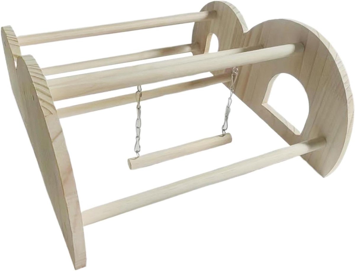 Kippenstaaf - Ruststok kip - Pluimvee verrijking - Antislip afwerking - 37x32.5x16.5cm - Niet gespecificeerd