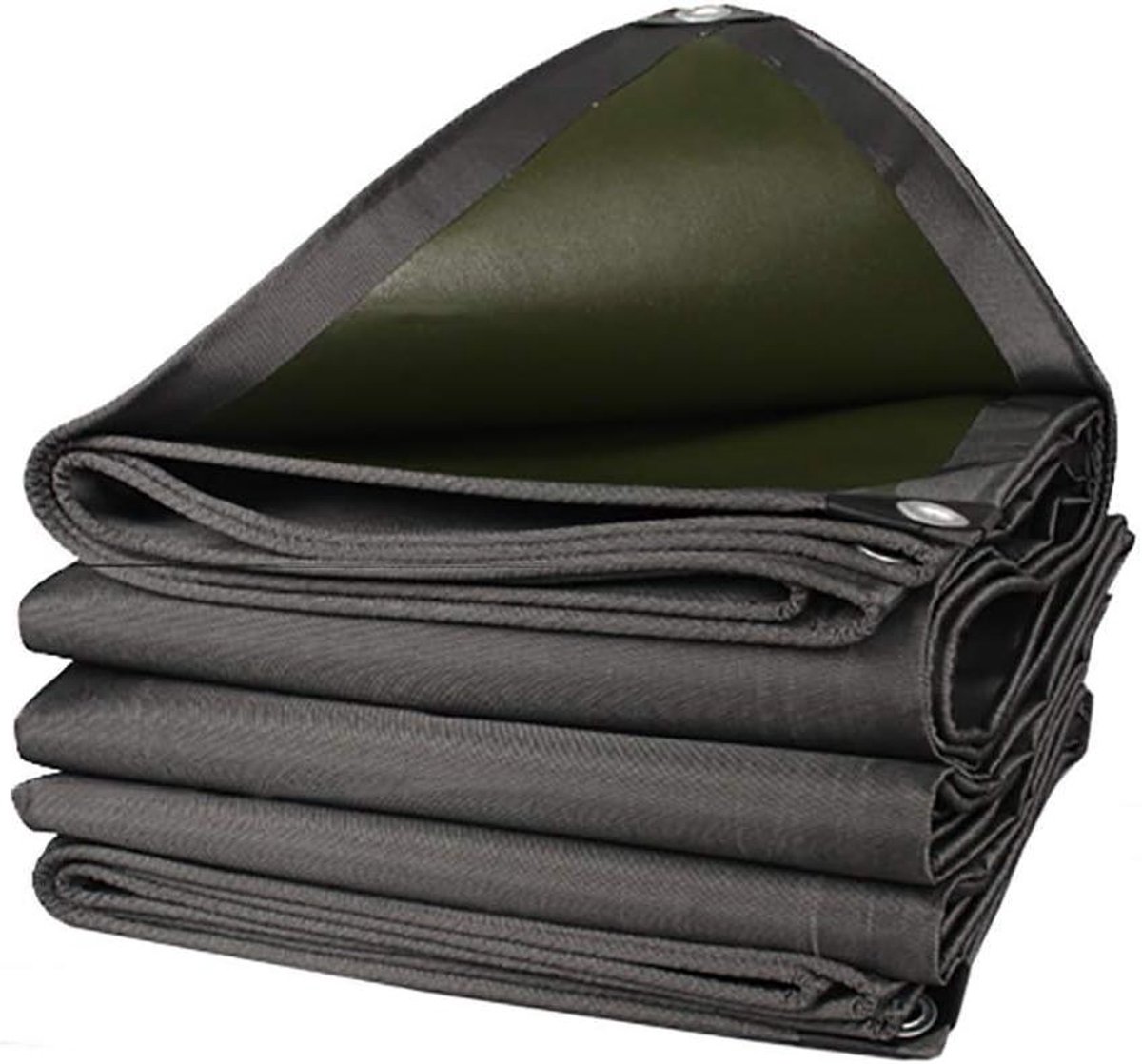 Zeildoek - Waterdicht doek - Bescherming buiten - Extra dik sterk - 3x3M - Zwart