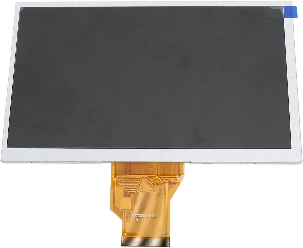 7 Inch LCD Display Module TFT LCD Scherm met Hoge Resolutie 800x480 RGB Interface voor Industrieel Gebruik en Huishoudelijke Apparaten - Flexibele 50-pin FPC Connector, Horizontale Achtergrondverlichting, Hoogwaardige Beeldkwaliteit