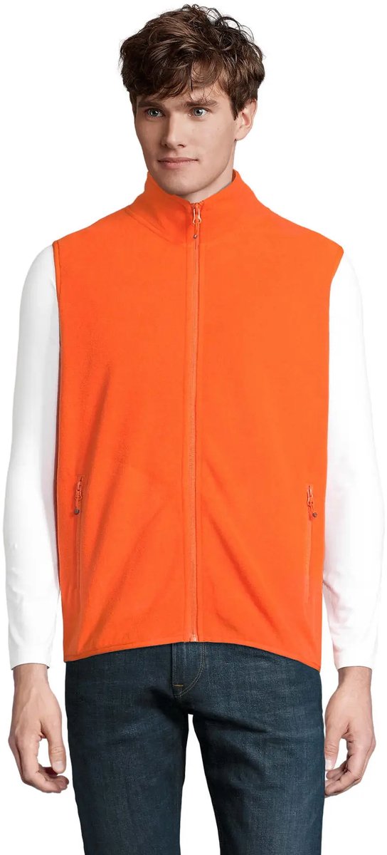 SOL'S Unisex Factor Zipped Fleece Bodywarmer L03822 - orange - M