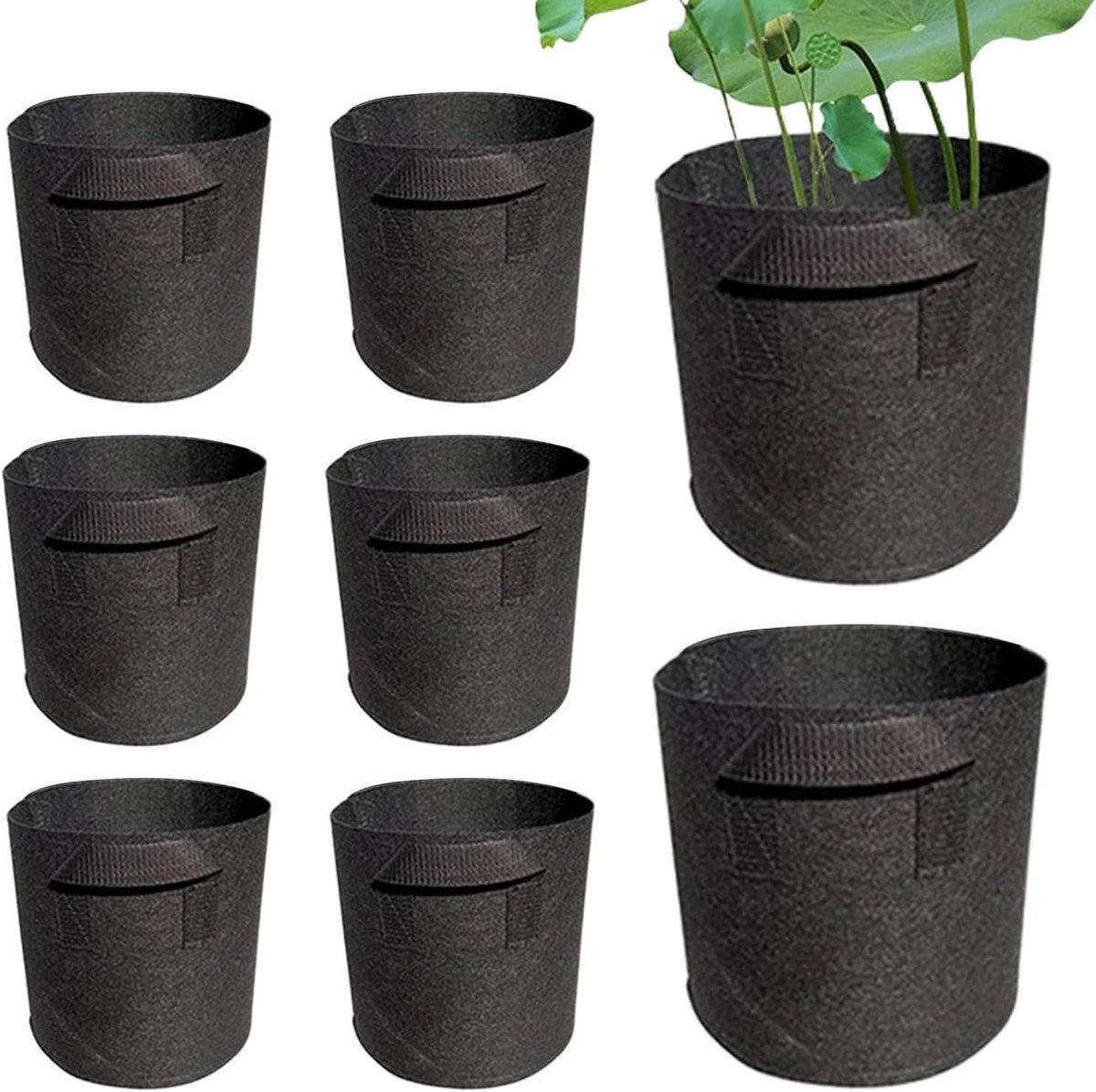 Aquatische Plantenbak - Vijvermand Kweekzak - Vijverplanten Kweken - Ademende Wortelbescherming - 30 x 100 x 30 mm - Groen