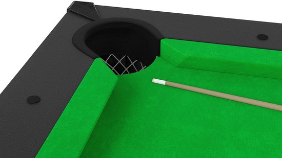 Vente-unique Convertibele tafel - Biljart & Pingpong - 213 x 112 x 81,5 cm - Groen en zwart - BALTHAZAR van Vente-unique — afbeelding 3