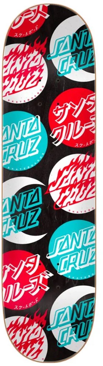 Santa Cruz Shadowless Dots Skateboard Deck – 8.25 Inch – 7 Ply Birch