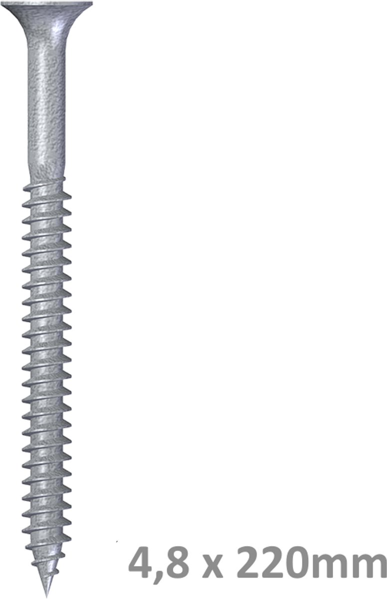 Eurofast EDS-S-48220 SCHROEF PLAT DAK 4,8X220MM