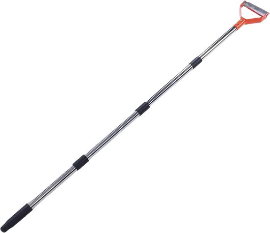 Onkruidschoffel - Tuin Schoffel - Snel Tuinonderhoud - Verstelbare Handgreep - 161 cm - Oranje — afbeelding 5