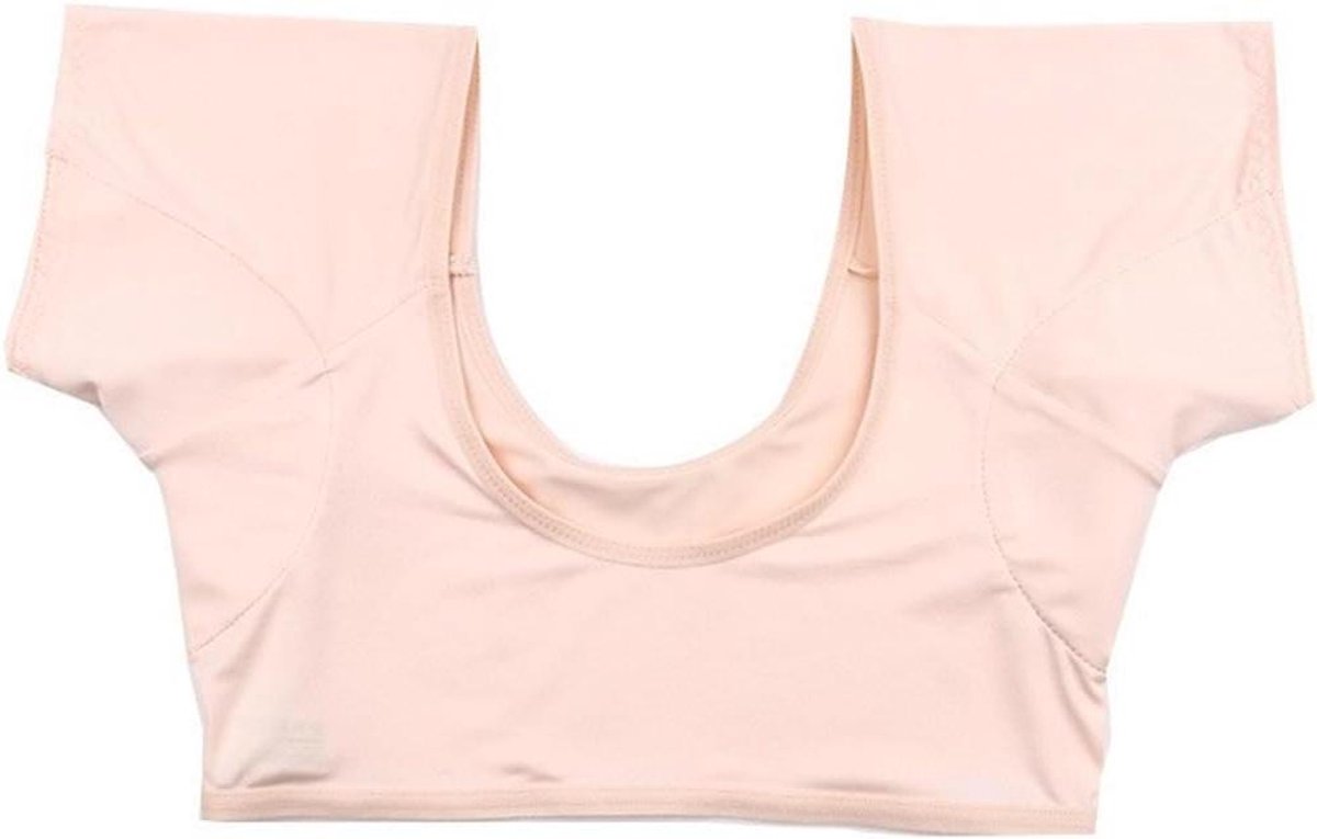 Zweetvest Oksels - Ondersteunend Vest - Zweet Absorberen - Wasbaar Design - Korte Mouwen - Wit