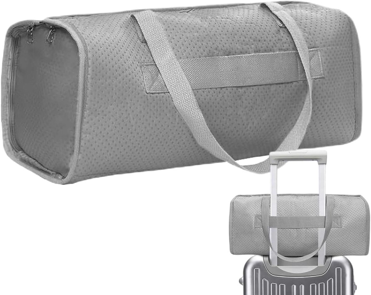 Peuter Vliegtuig Bed - Reis Slaapmat - Comfortabel Reizen - Directe Transformatie - 30 x 26 x 5 cm - Grijs