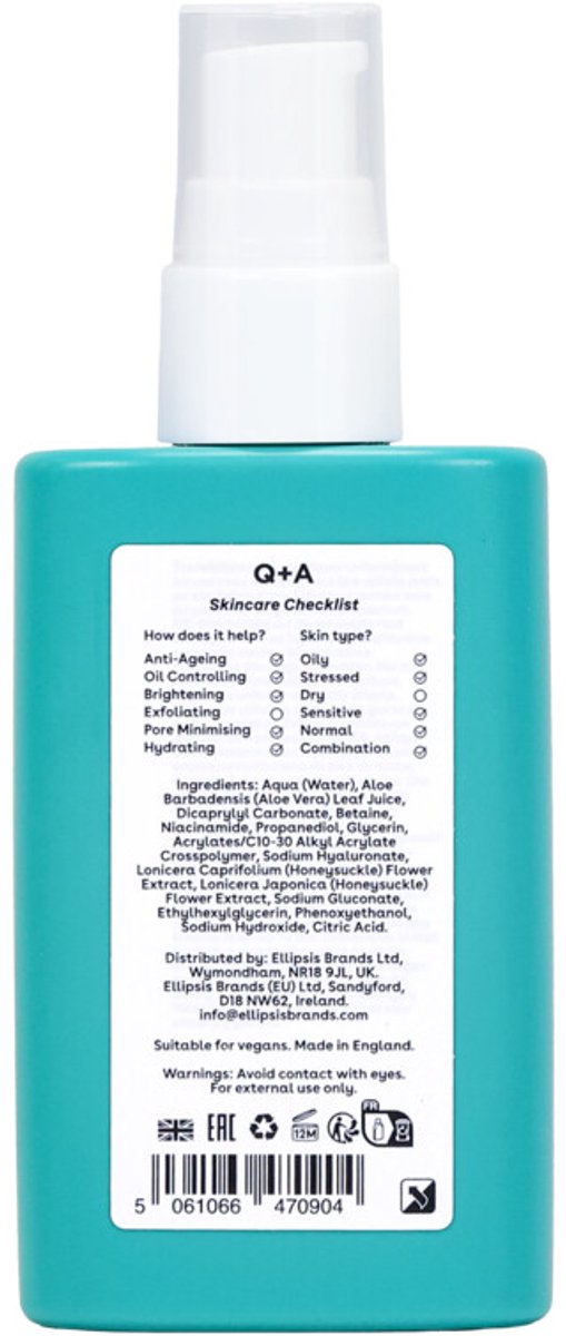 Q+A Niacinamide Oil Free Moisturiser 75 ml
