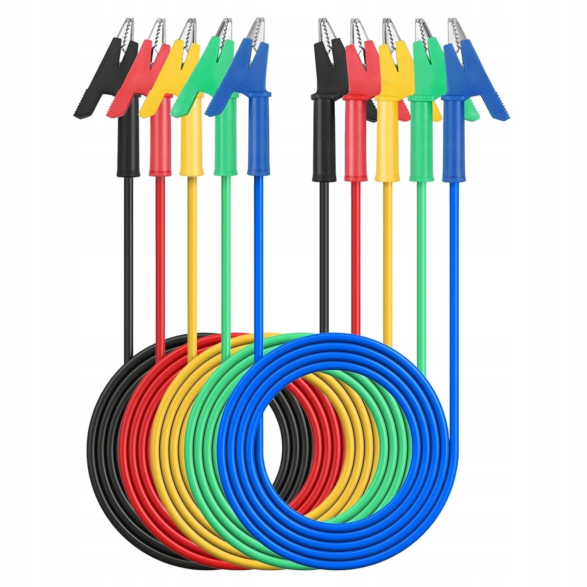 Rosfix Meetkabel met Krokodillenklem - 1000V 15A - 1 m, 4 mm Ø, Rood - Elektrische Tests Auto