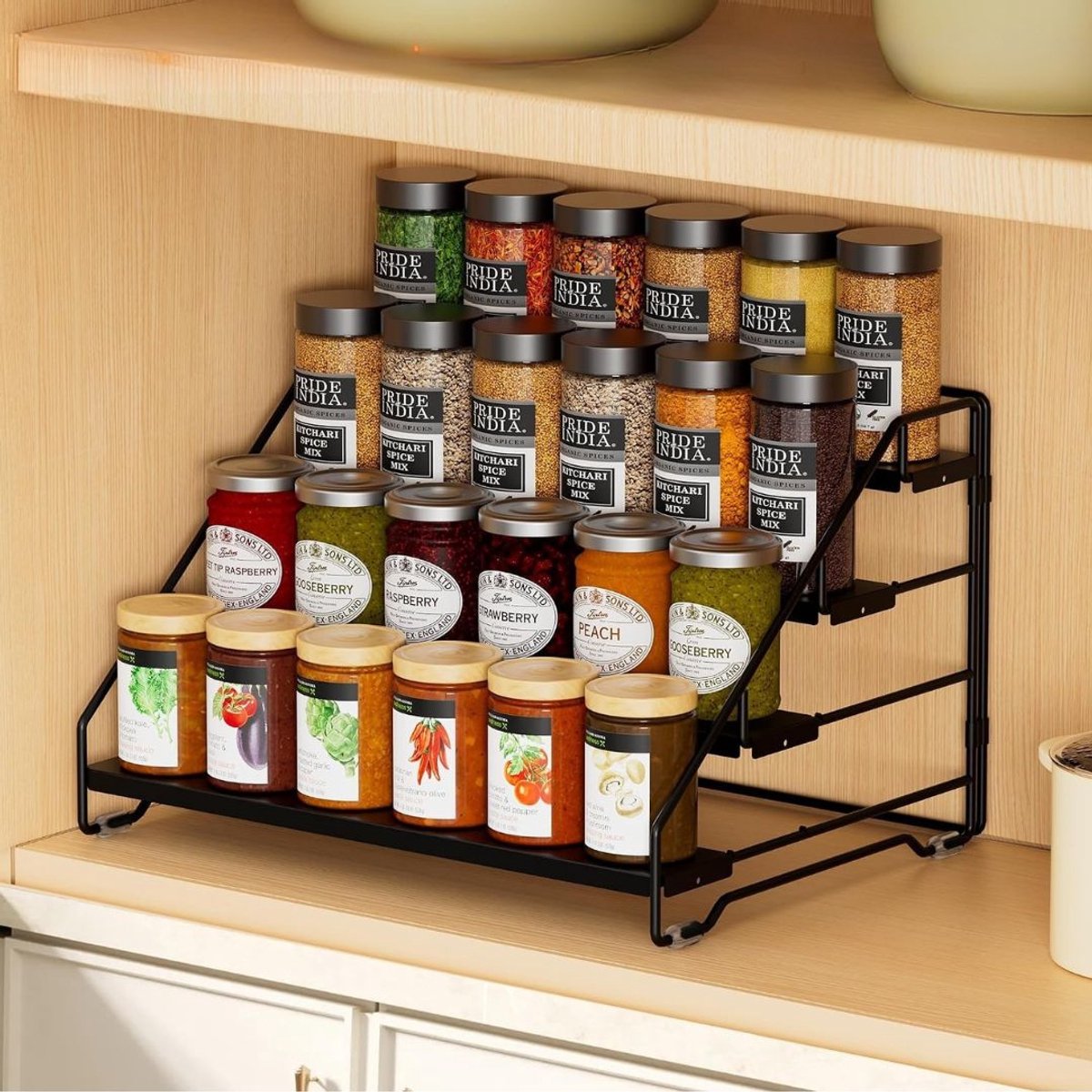 Zavio® Staand Kruidenrek - Keuken Organizer - Aanrecht Ordenen