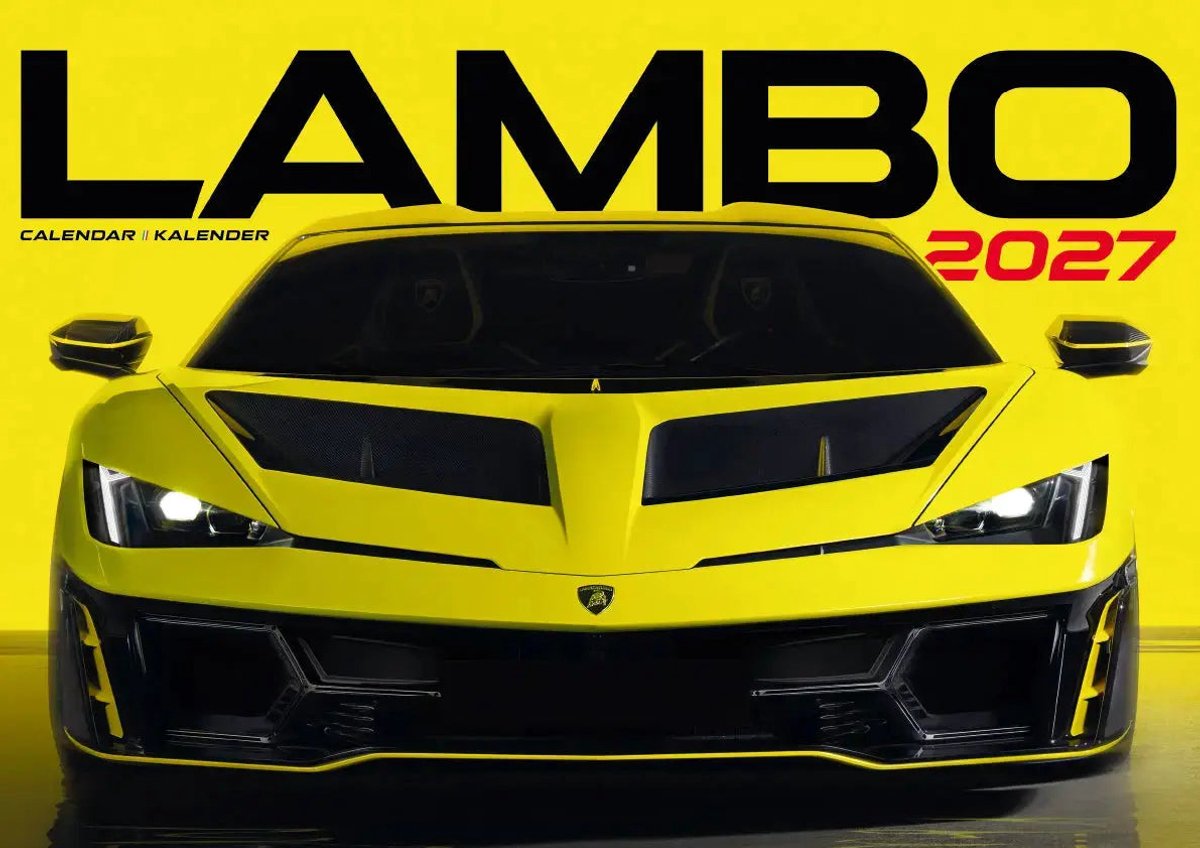 Lamborghini A3 Kalender 2027