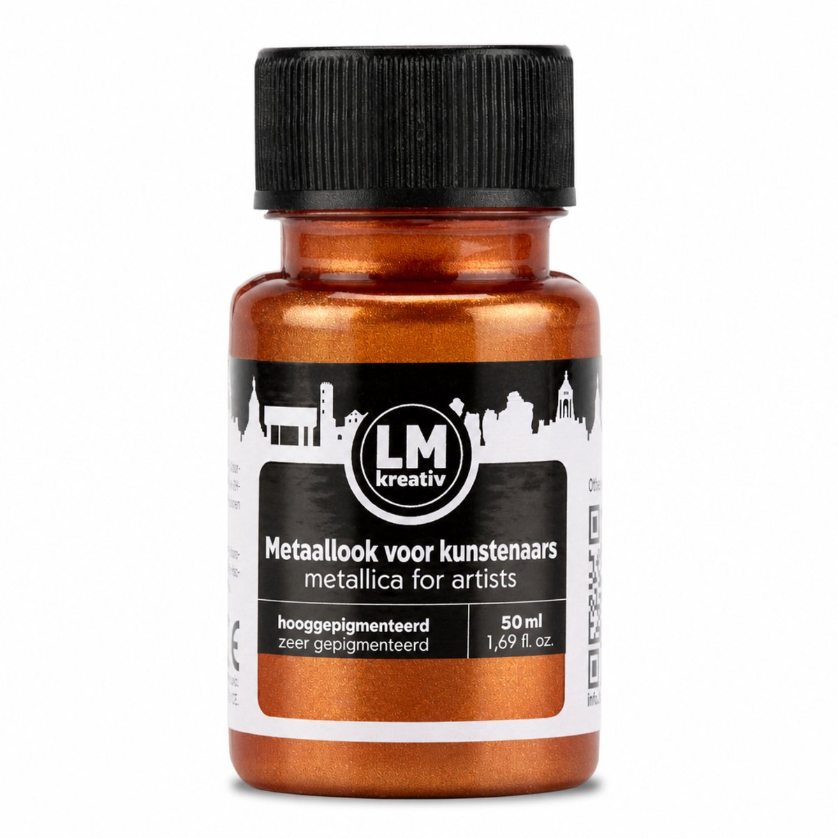 LM-Kreativ Acrylverf - Metallic Look - Lichtvast en Waterbestendig - Op Waterbasis - Brons - 50 ml