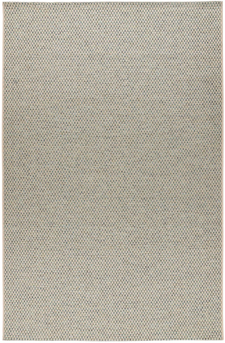 Padiro laagpolig vloerkleed 80 x 150 cm - blauwgroen - modern effen design - voor binnen en buiten - geschikt voor vloerverwarming - van polypropyleen