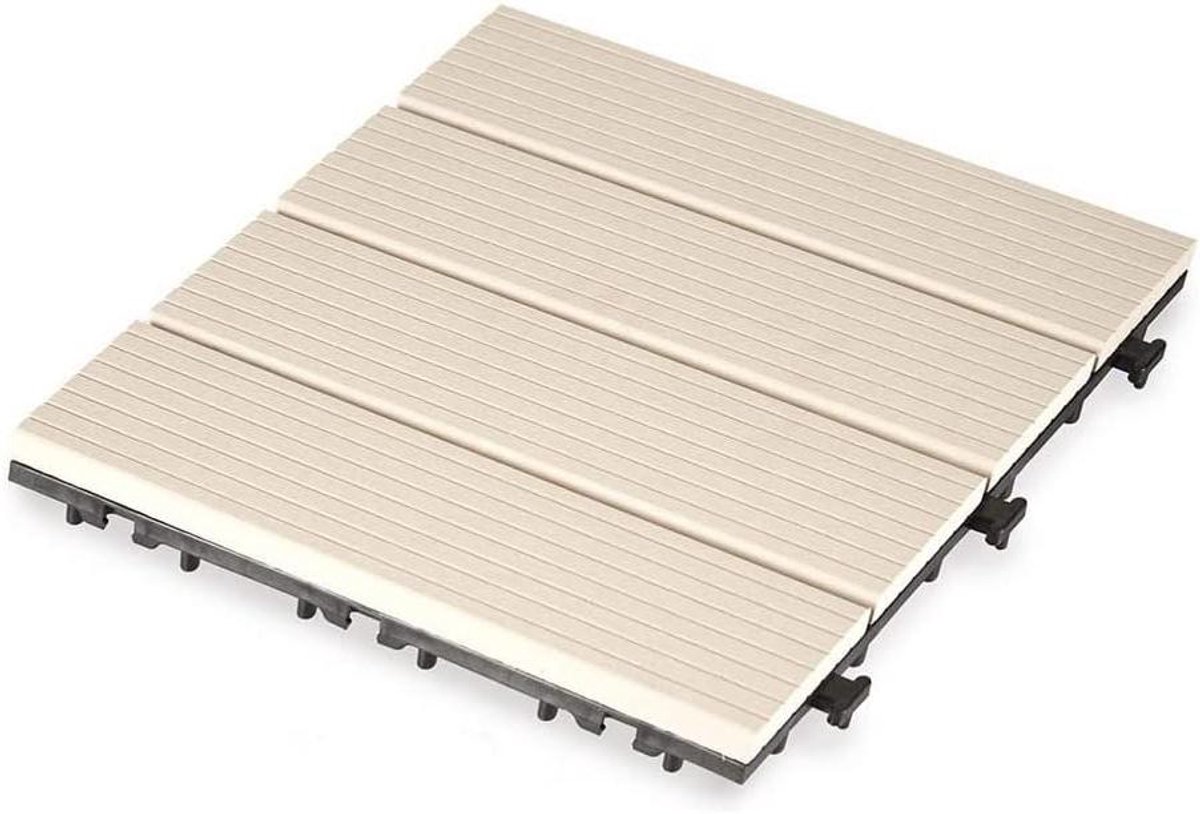 Tegels - Vloertegels - Buiten Terras - Polyethyleen Composiet - 30 x 30 x 26 cm - Meerkleurig