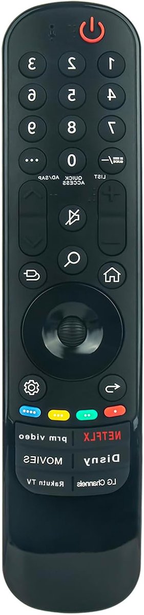 Afstandsbediening - Remote Control - TV Bediening - Geen Programmering Nodig - 10 Meter Bereik - Zwart