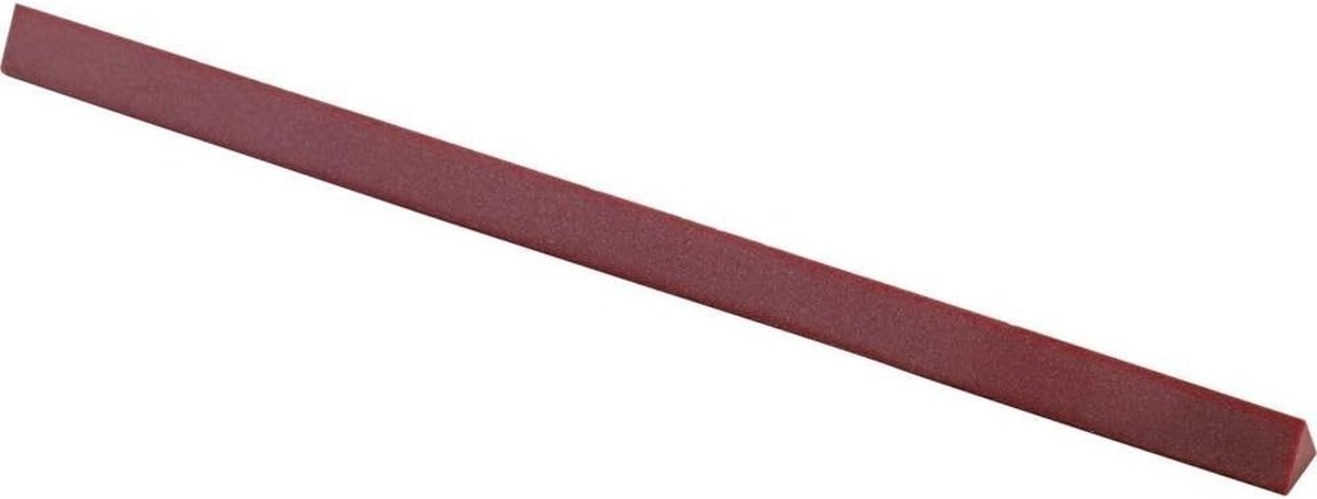 Driehoekige Vijl - Slijpvijl Ontbramer - Precisie Slijpen - Oxidekeramisch Fijnslijp - 100 x 6 mm - Grijs