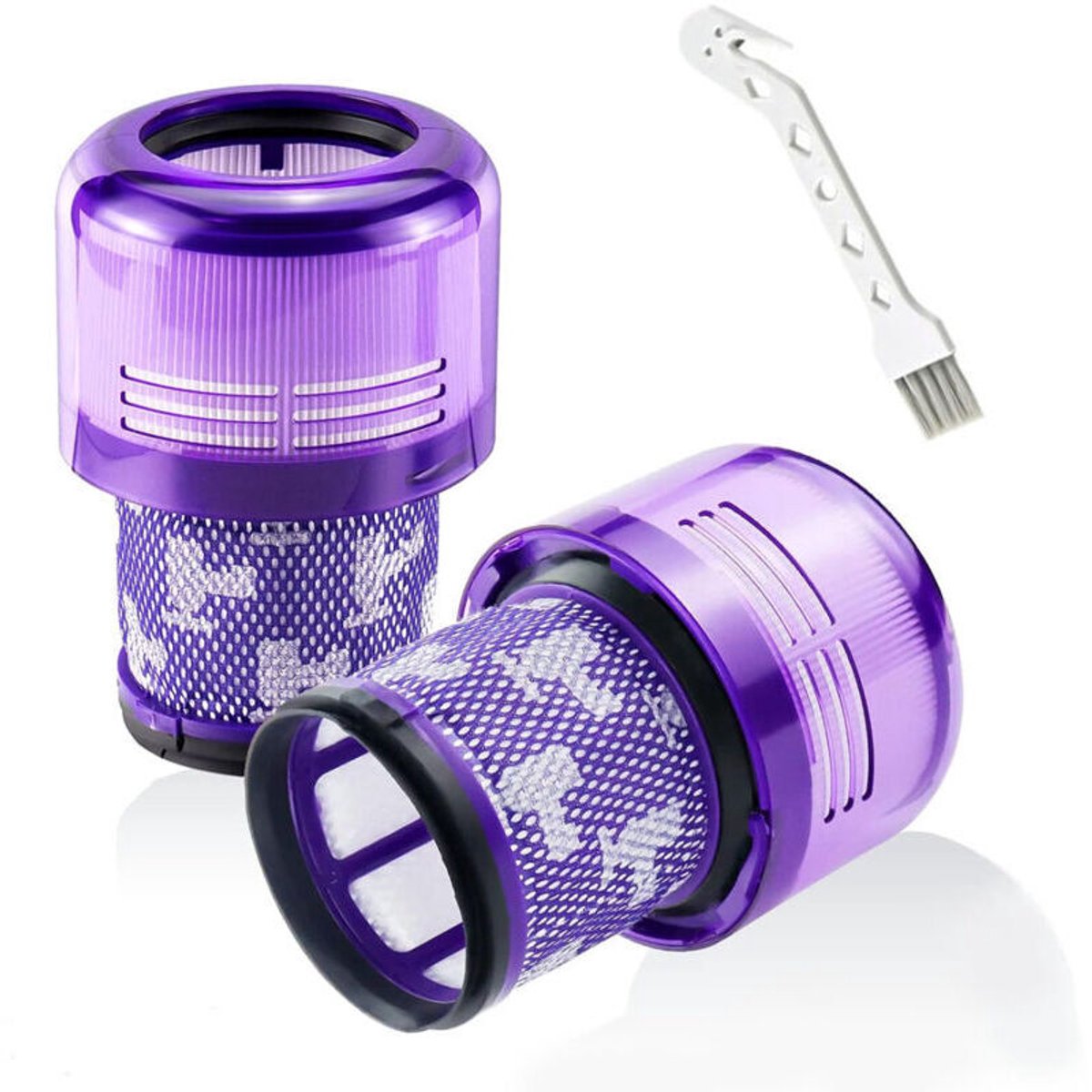 Set van 2 filters voor geschikt voor Dyson V11 Absolute Extra Pro - DY-970013-0 - Wasbaar HEPA-filter - Compatibel met de draadloze stofzuigers V11 Torque Drive Animal en V15 Detect, SV14, SV17 en SV22