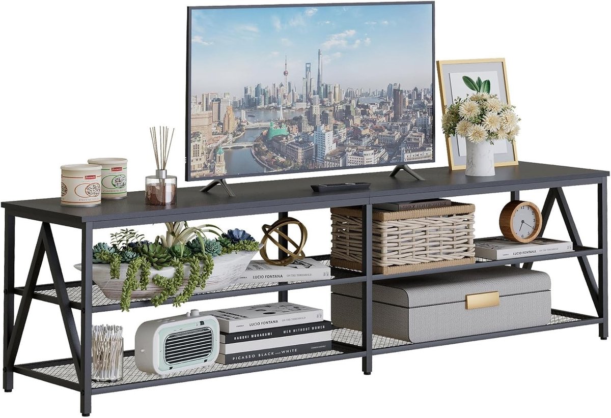 Omgoods - TV Meubel met Open Compartimenten voor TV's tot 70 Inch