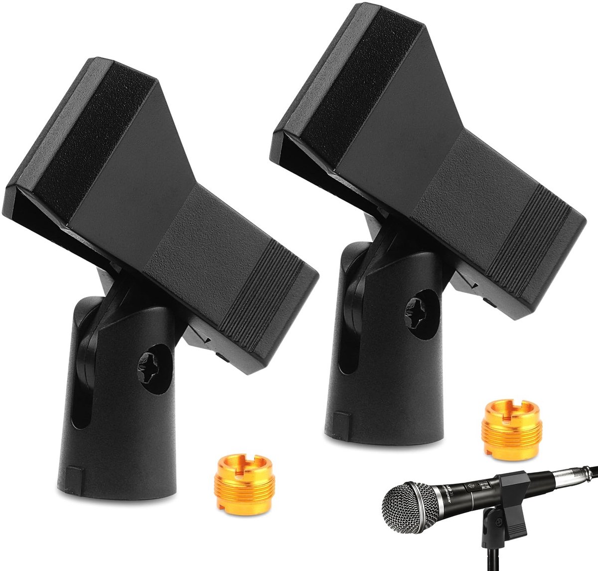 Omgoods - Set van 2 Verstelbare Microfoonhouders