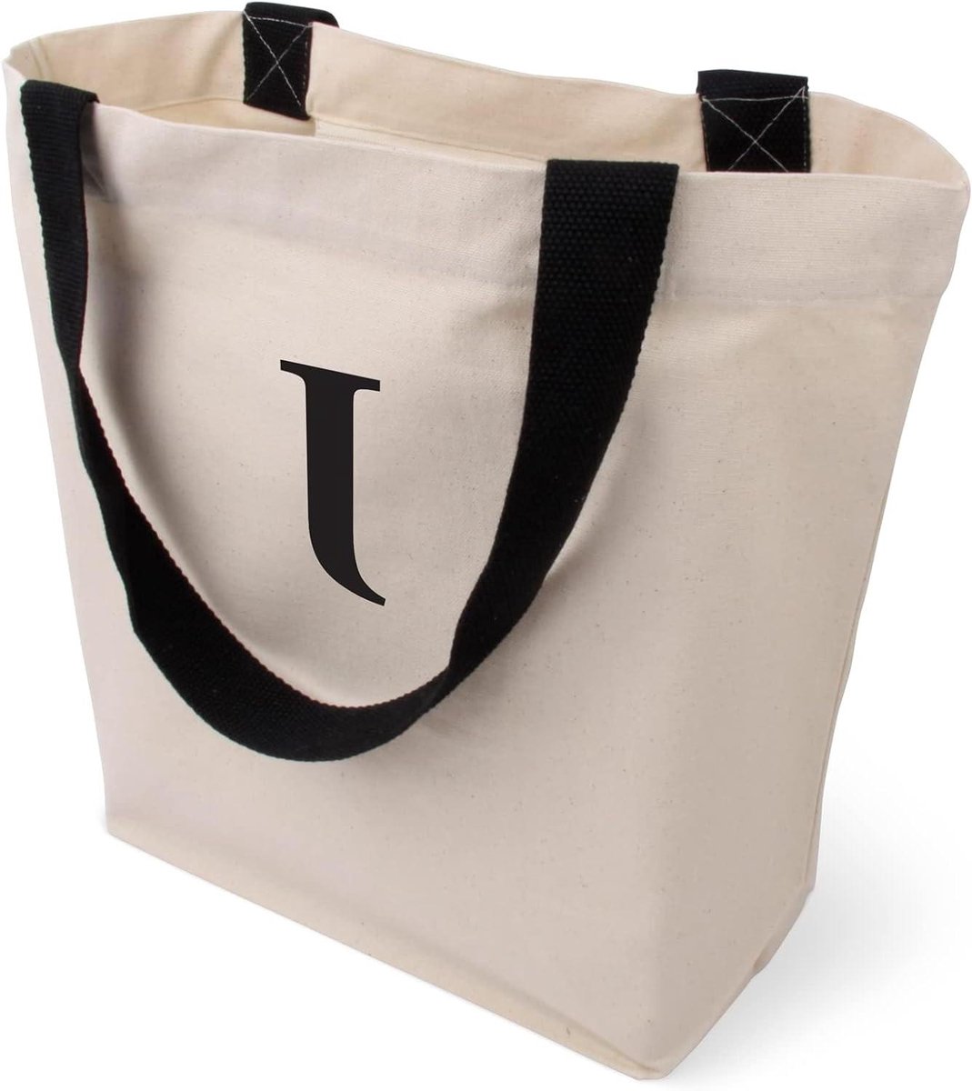 Ruime draagtas - Katoenen tas shopper - Boodschappen doen - Öko-Tex 100 gecertificeerd - 45 x 38 x 16 cm