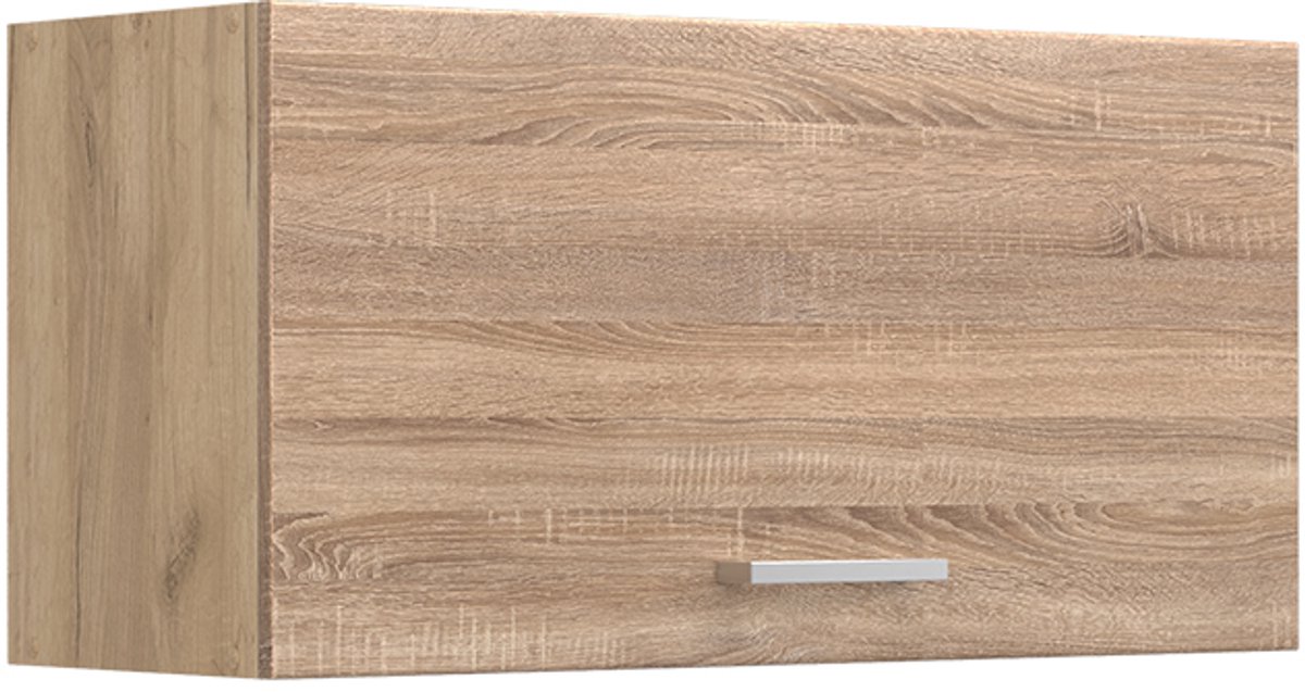 Vicco Hangkast R-Line, Sonoma/Goudkleurig Eiken, 80 cm Plat