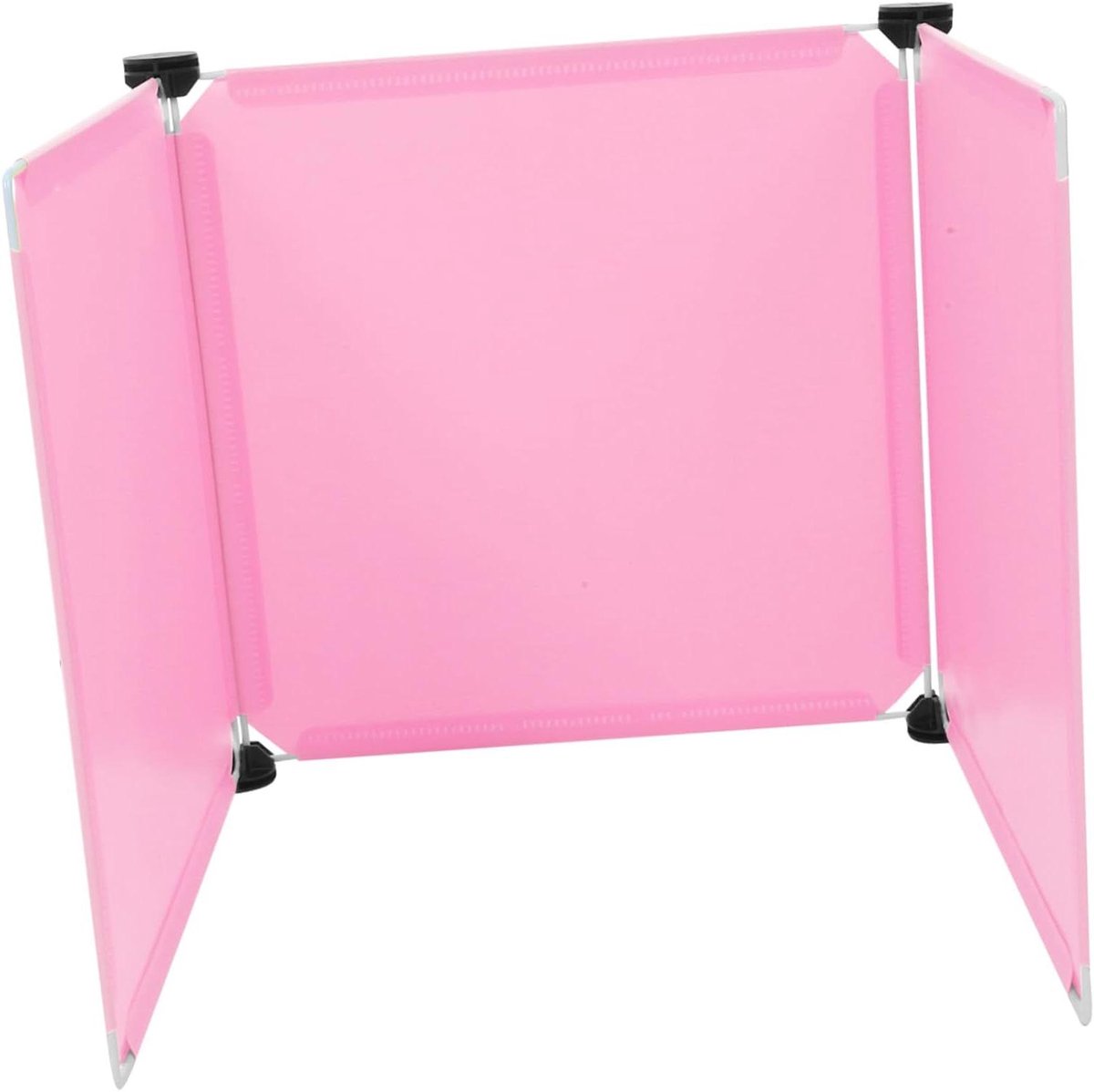 Kattenbak Randbeschermers - Kattenbak Omheining - Voorkomt Verspreiding - Privacy Scherm - 36x36x36cm - Roze