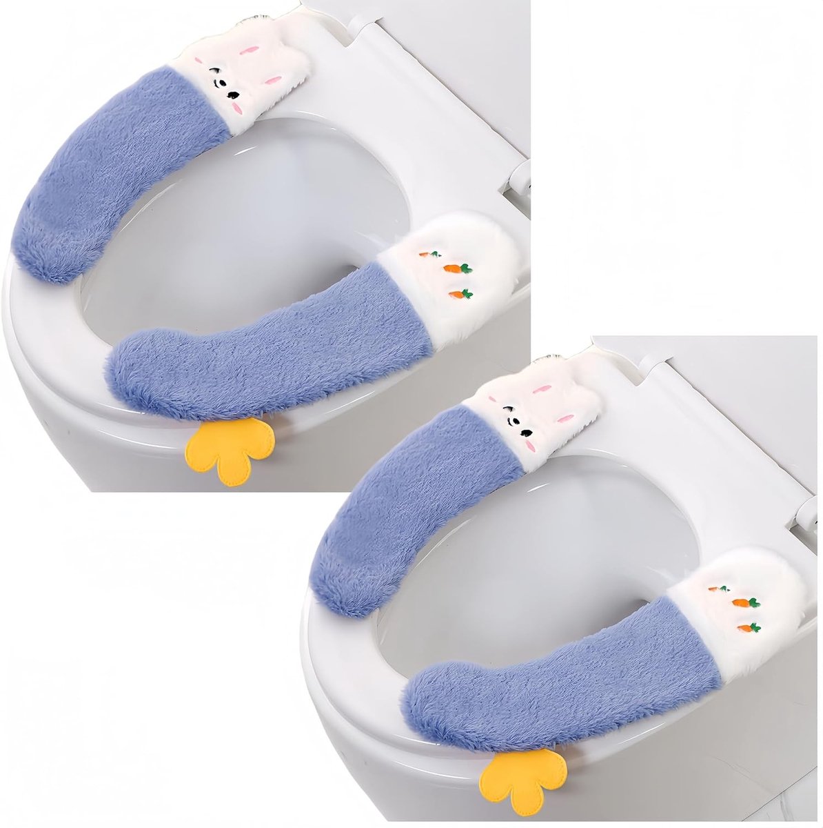 Dikke Wasbare Pluche Toiletbril Covers - Comfortabele en Warme Zitting voor de Winter - Ideaal voor Hygiëne en Gemak