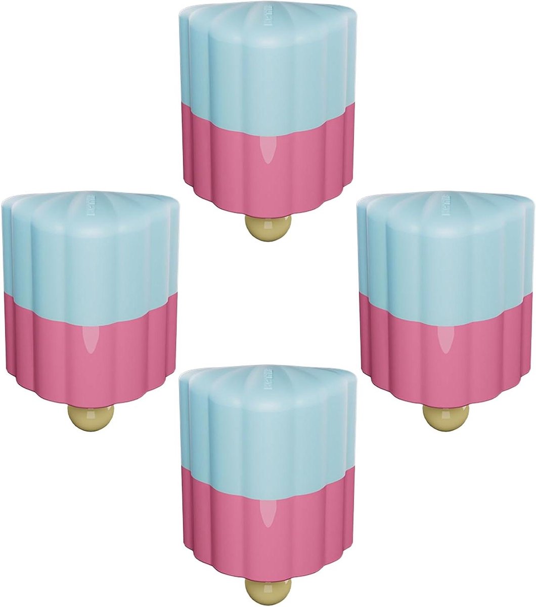 Tafelhoekbeschermer - Veiligheidsbumper - Kindveilige Omgeving - Zwaar Gebruik - 4 stuks - Blauw