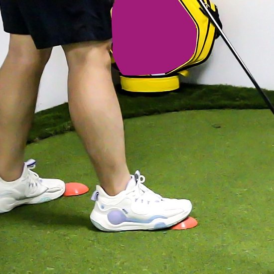 Golfkrachttrainingspedaal voor verbeterde controle en krachttraining in het oranje - golftrainingshulpmiddel voor beginners. van Merkloos — afbeelding 4