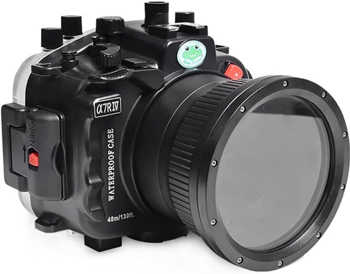 Onderwatercamera behuizing voor Sony A7RIV met 28-70mm lens - 40M/130FT waterdicht en ideaal voor duiken en fotografie
