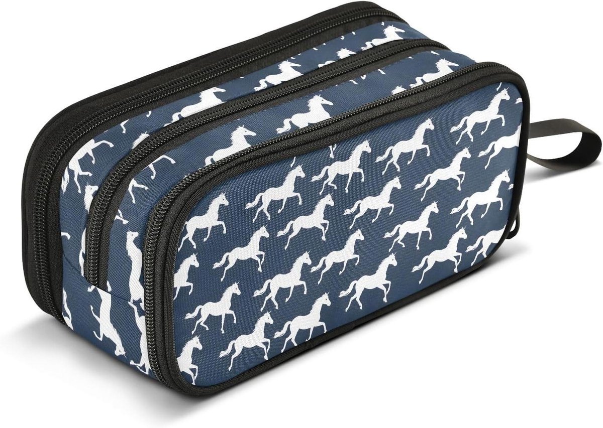 Potlood Etui - Pennendoos - School Organisatie - Grote Capaciteit - 22.5 cm - Meerkleurig