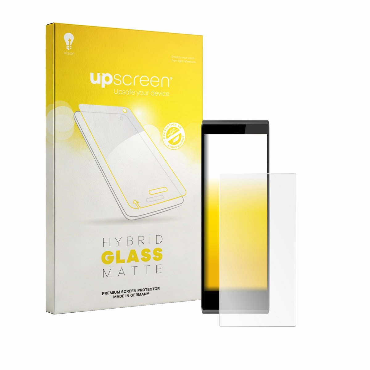 upscreen - Screenprotector voor Thunderbook Hercules W156 - Folie Beschermfolie Beschermglas matte