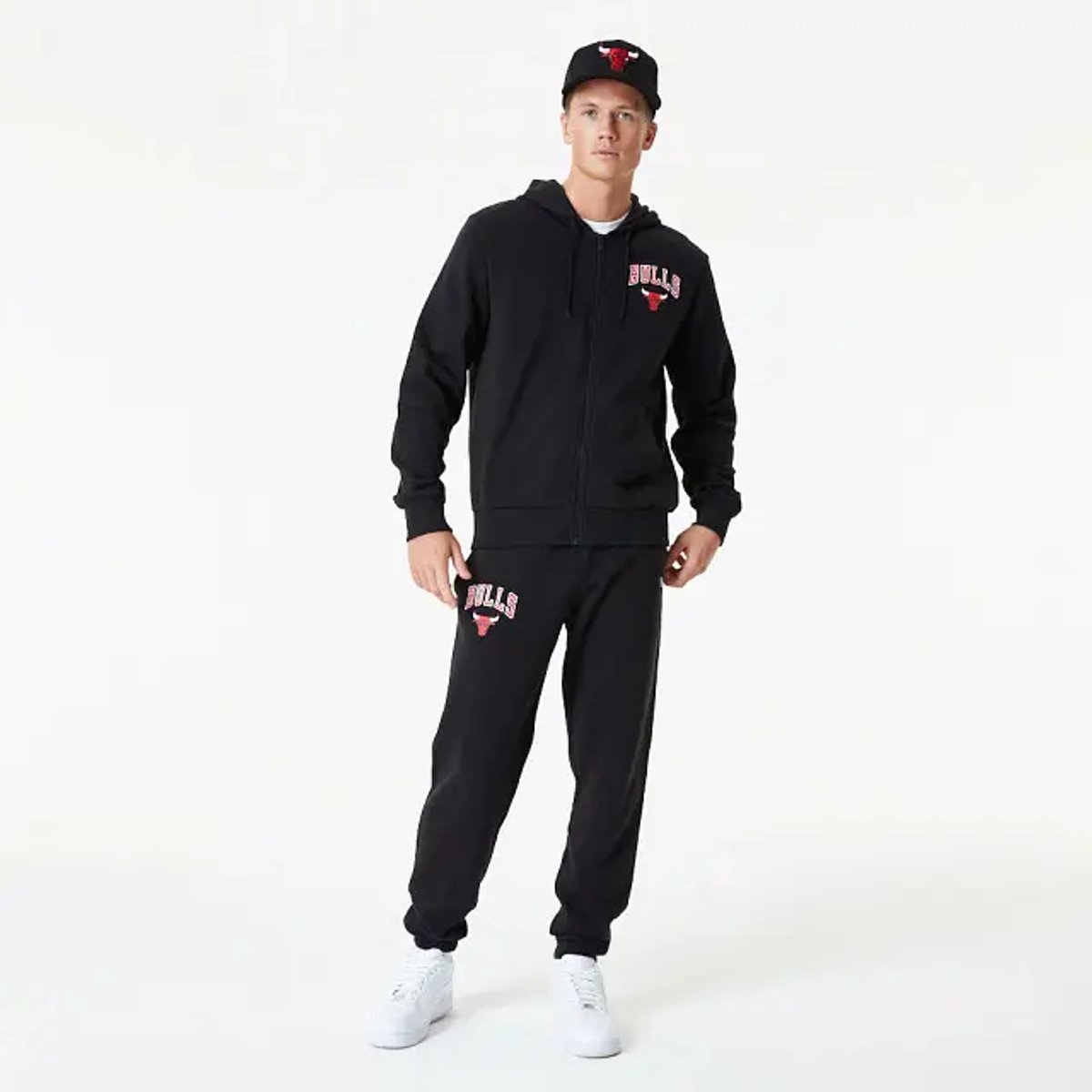 Hoodie Chicago Bulls Essentials Zwart