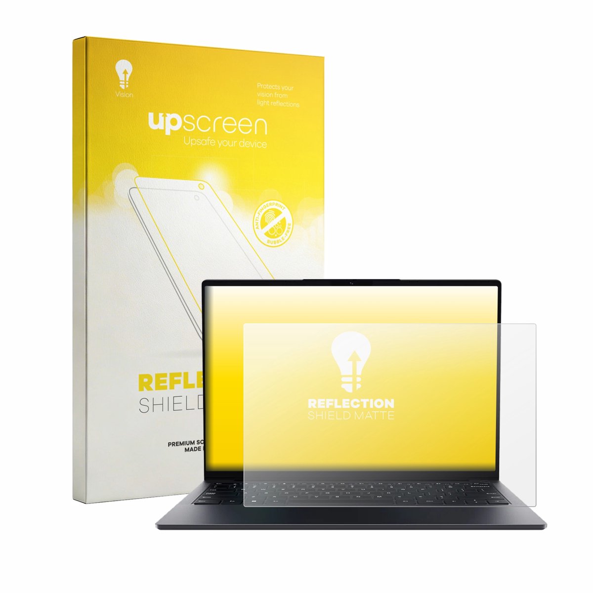 upscreen - Screenprotector voor Chuwi UniBook - Folie Beschermfolie anti glare matte