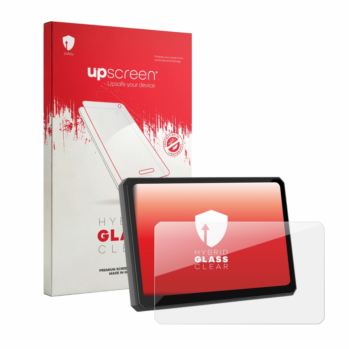 upscreen - Screenprotector voor Carpuride W702BS Pro 7" - Folie Beschermfolie Beschermglas transparant