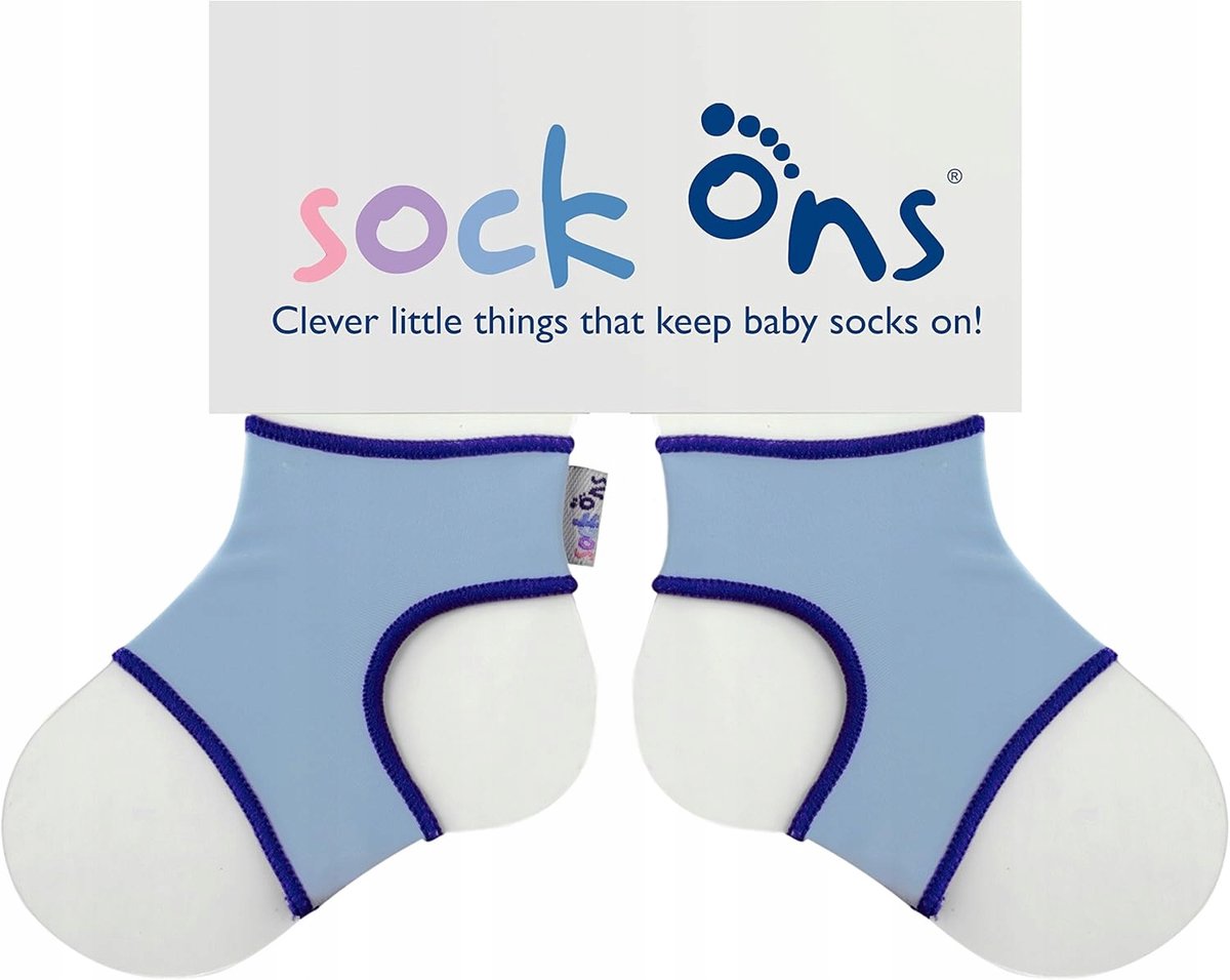 Baby Sokkengrijpers Blauw - Voorkomt Afzakken van Sokken