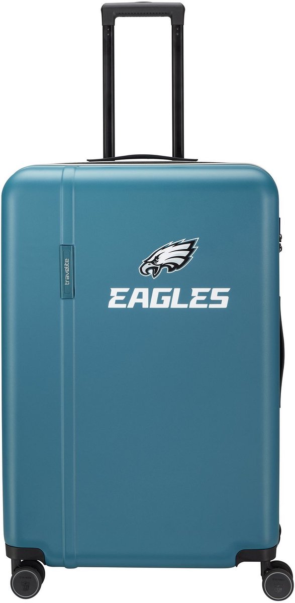 Travelite travelite x NFL 4 wielen Trolley L 76 cm - Harde bagage - TSA slot - philadelphia eagles