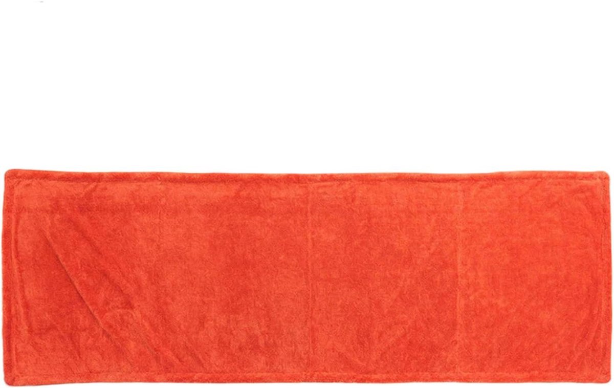 Microvezel Auto Handdoeken - Absorberende Vodden - Voertuig Reinigen - Pluisvrij Streepvrij - 180x60cm - Oranje
