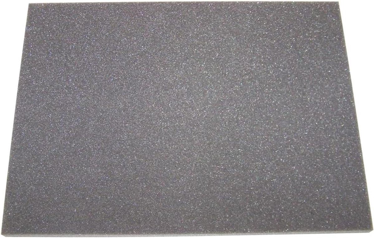 Schuimrubberen Raster - Verpakkingsschuim Bescherming - Objecten Beschermen - Zelfsnijdend Schuim - 440 x 320 x 20 mm - Grijs
