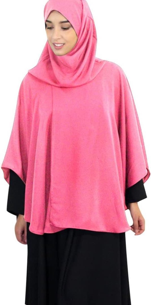 Gebedsjurk Vrouwen - Islamitische Kleding - Religieuze Gelegenheden - Ademend Stof - XL 88cm - Roze
