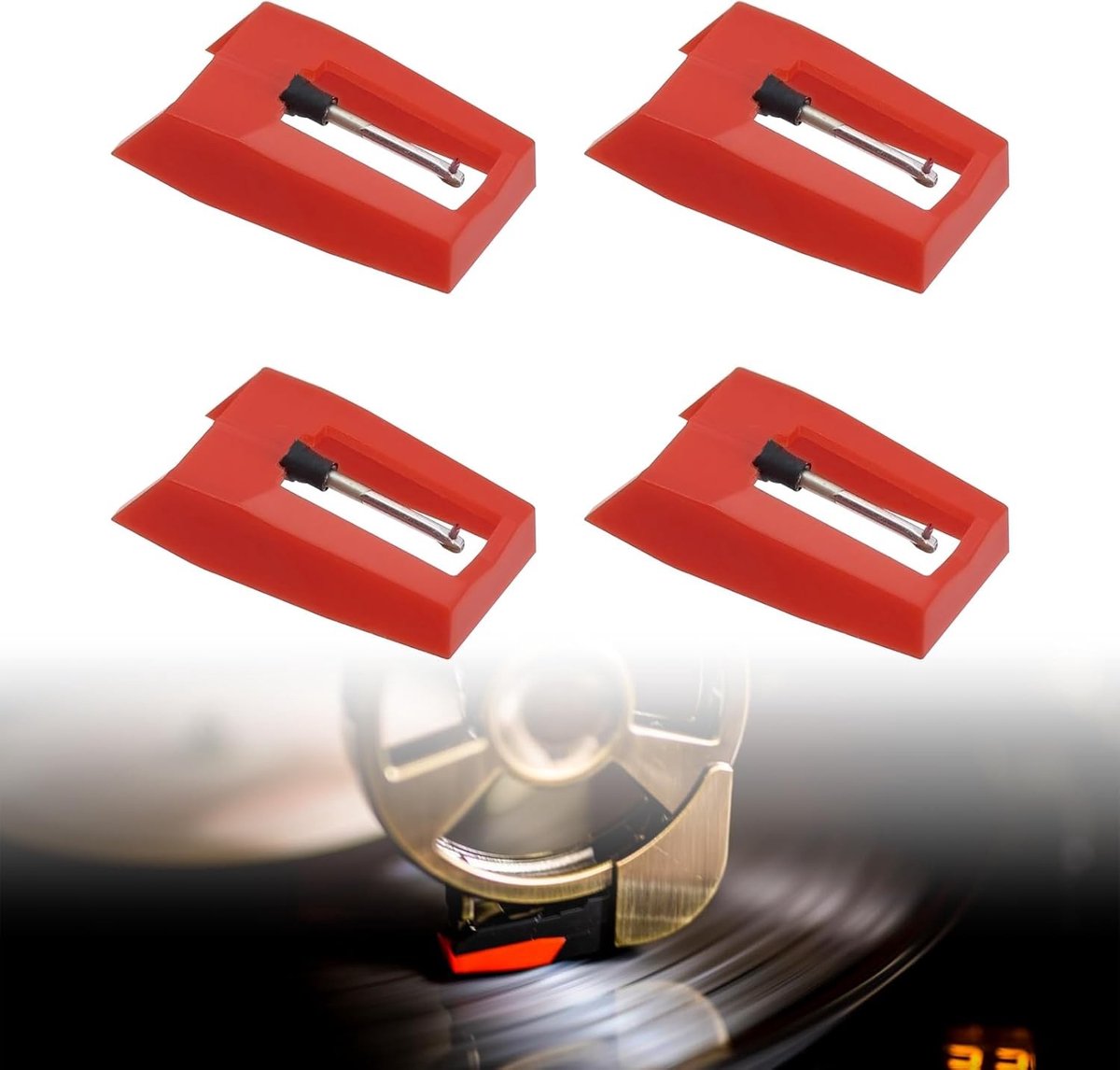 Platennaalden Set - Naalden Platenspeler - Vinyl Luisteren - Hoge Geluidskwaliteit - 4 Stuks