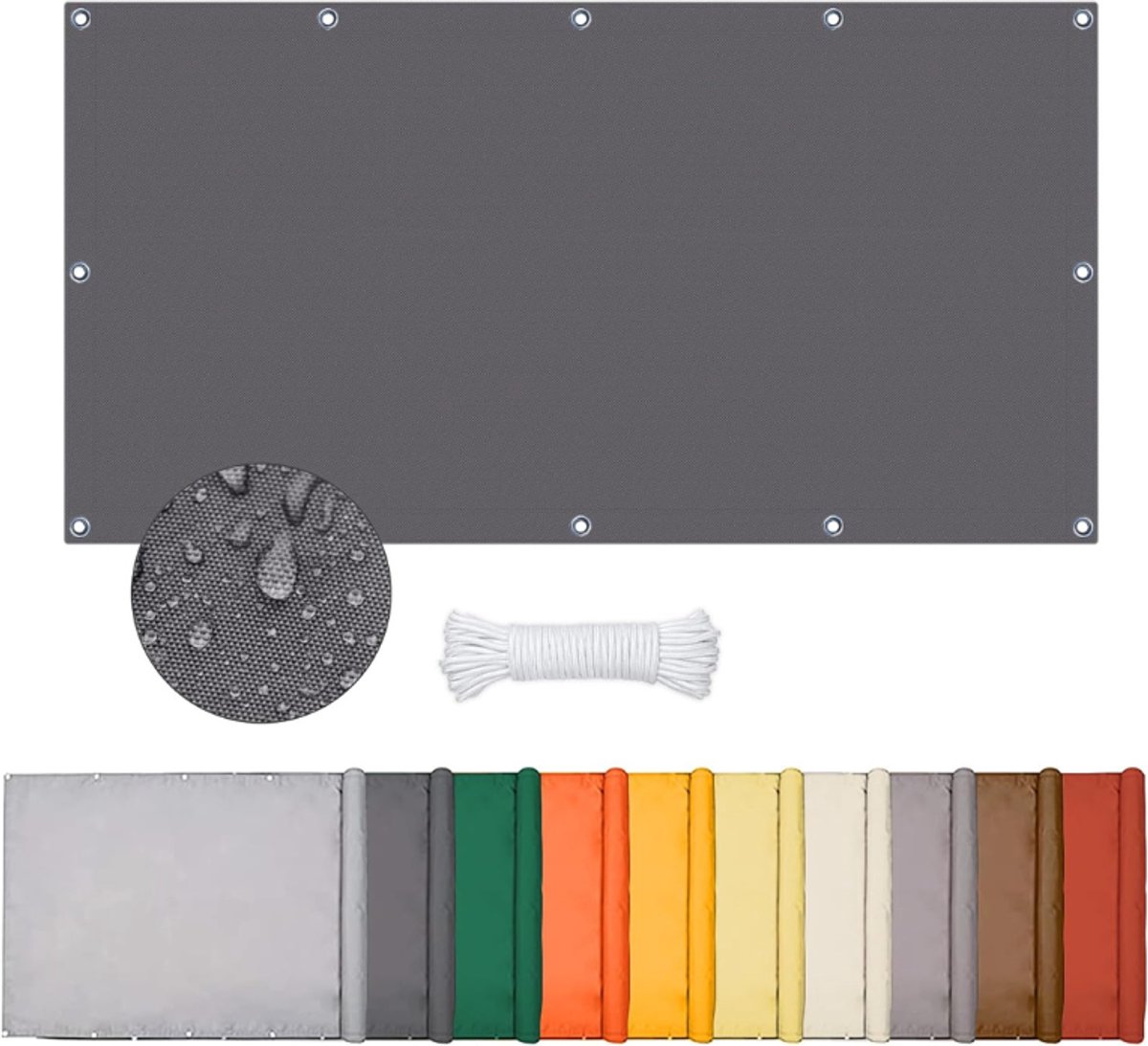 Zavio® Zonnedoek - Schaduwdoek - Tuin Beschermen - UV Bestendig