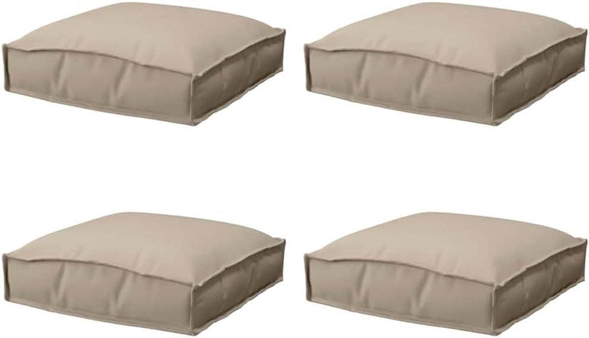 Tuinkussens Set - Kussens Buiten - Comfortabel Zitten - Waterafstotend Oxford - 40x40x8 cm - Groen