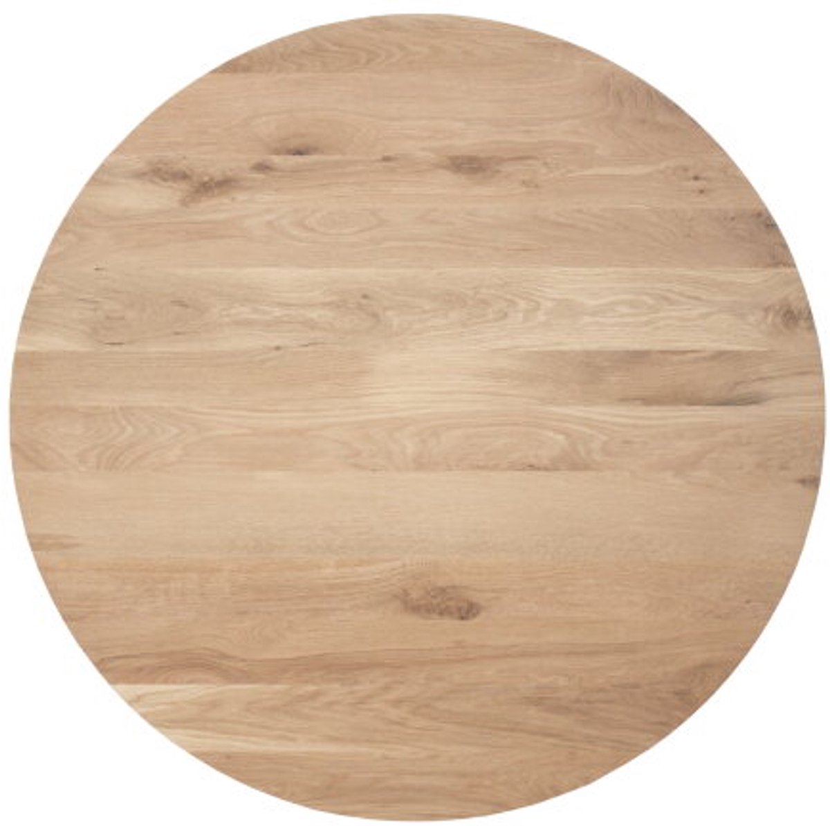Eiken Tafelblad Ferris rond 130 cm Naturel
