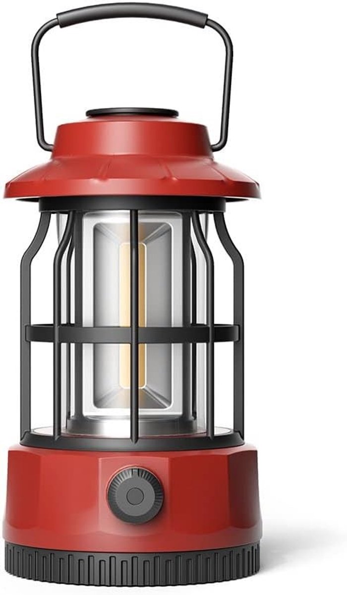 Campinglamp - Rood - - LED Verlichting voor Buiten en Tentgebruik