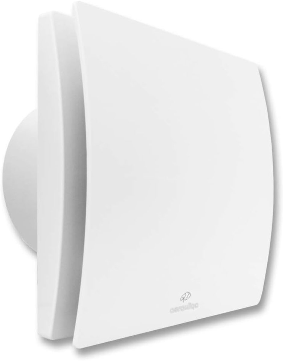 Afzuiging badkamer - Axiale Zuiger - 90 mm - ABS Behuizing - Met Instelbare Timer