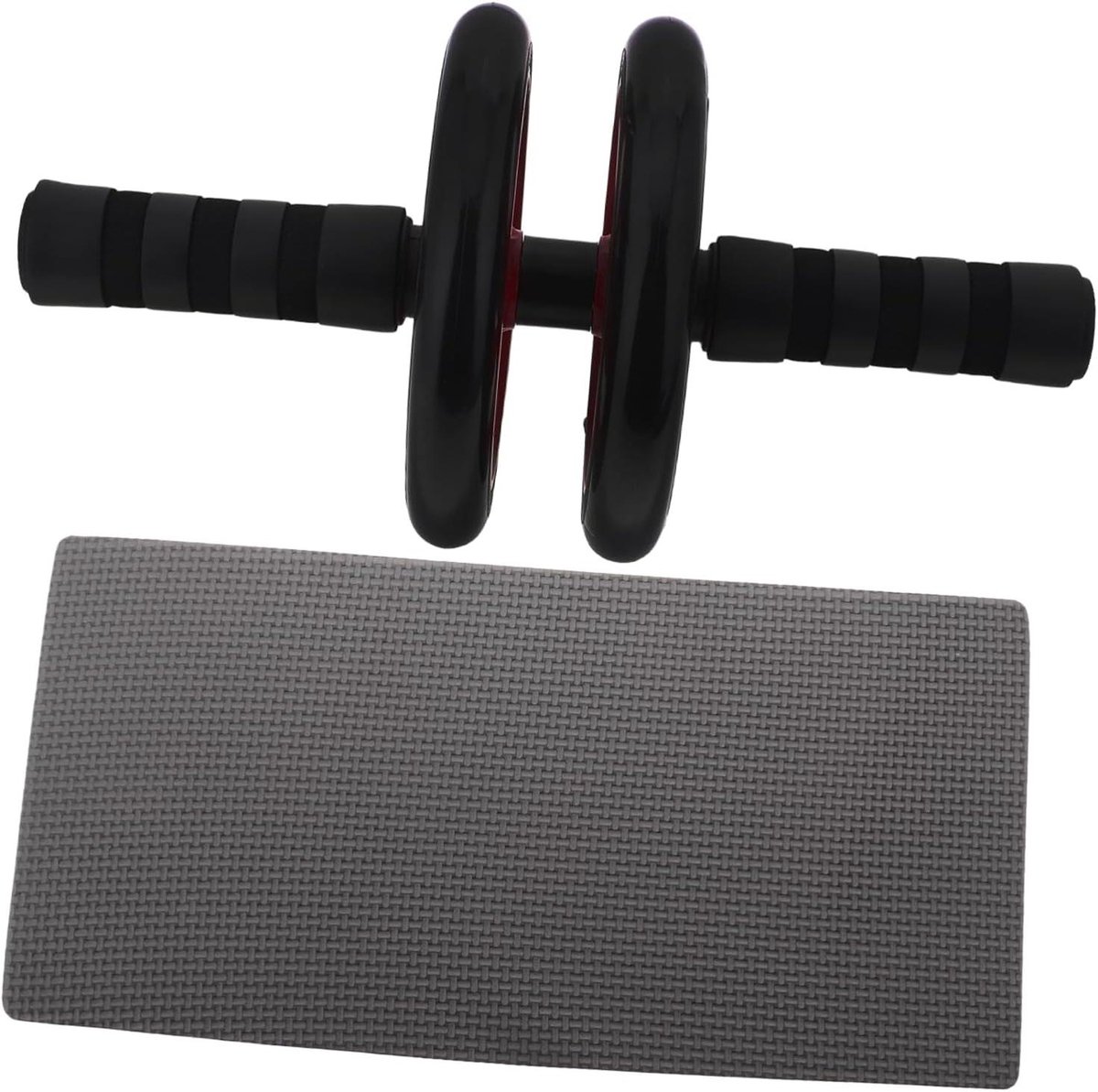 Buikspierroller - Buikwiel Trainingswiel - Buikspieren Trainen - Stille Werking - 30.5 x 16 x 16 cm - Multi