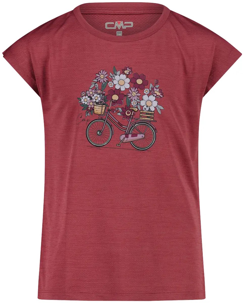 Gemêleerd T-shirt meisje CMP Pioenroos